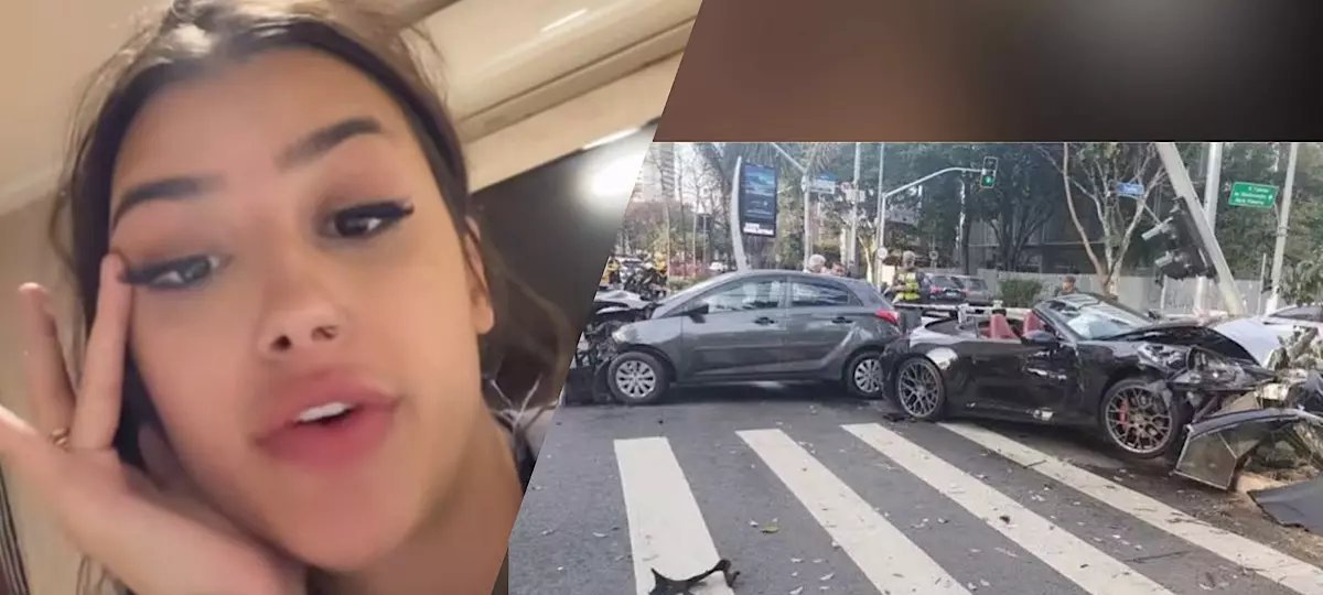 Bia Miranda se envolve em acidente em SP e diz que “carro do senhorzinho é lixo” - Imagem do artigo