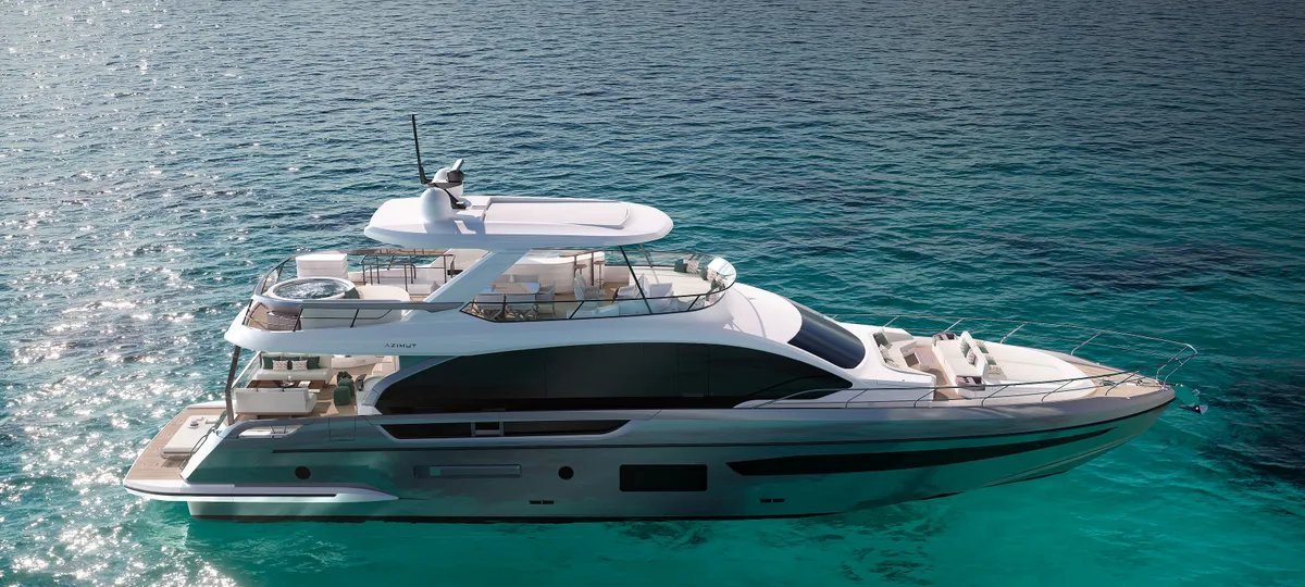 Iate de R$ 45 milhões da Azimut é lançado no Brasil com 285 m² e interiores assinados por grifes italianas - Imagem do artigo