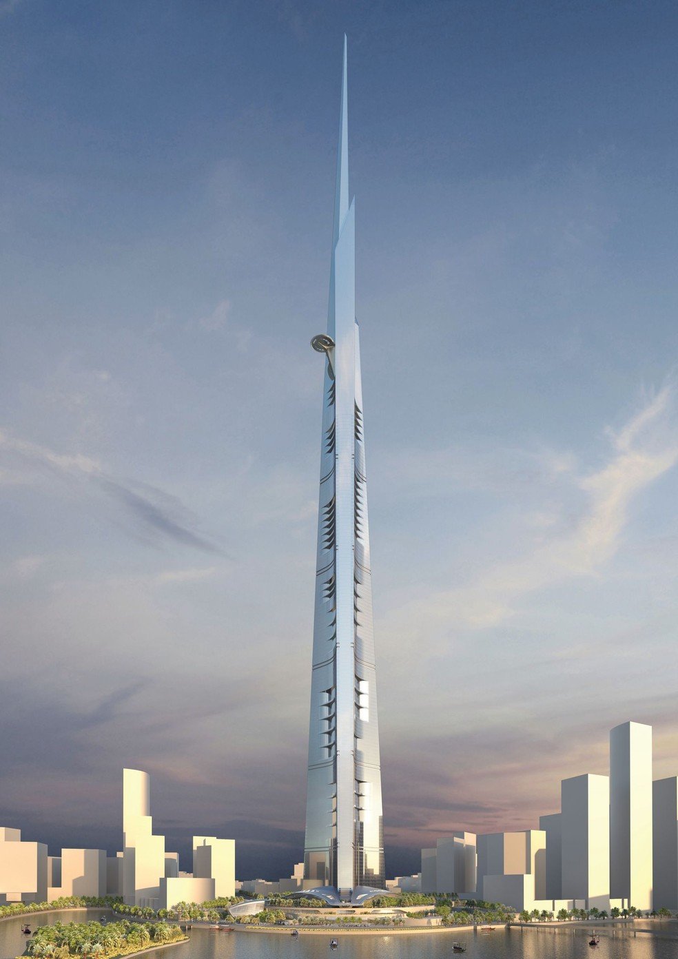 Torre de Jeddah deverá atingir 1 km de altura e assumir recorde mundial em 2028 - Imagem do artigo original