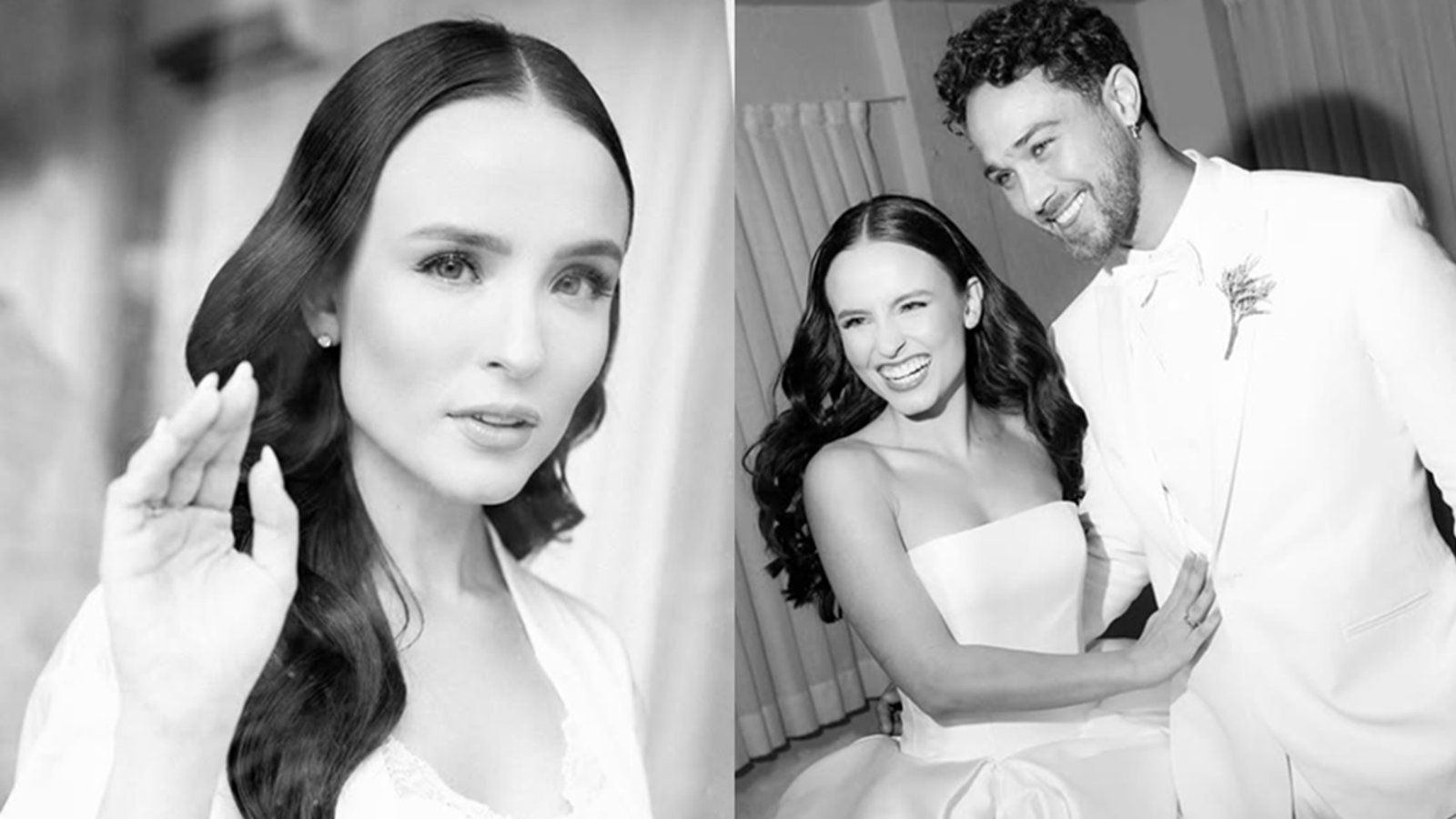 Larissa Manoela publica recordação da terceira cerimônia de casamento e André Luiz Frambach reage com bom humor - Imagem do artigo