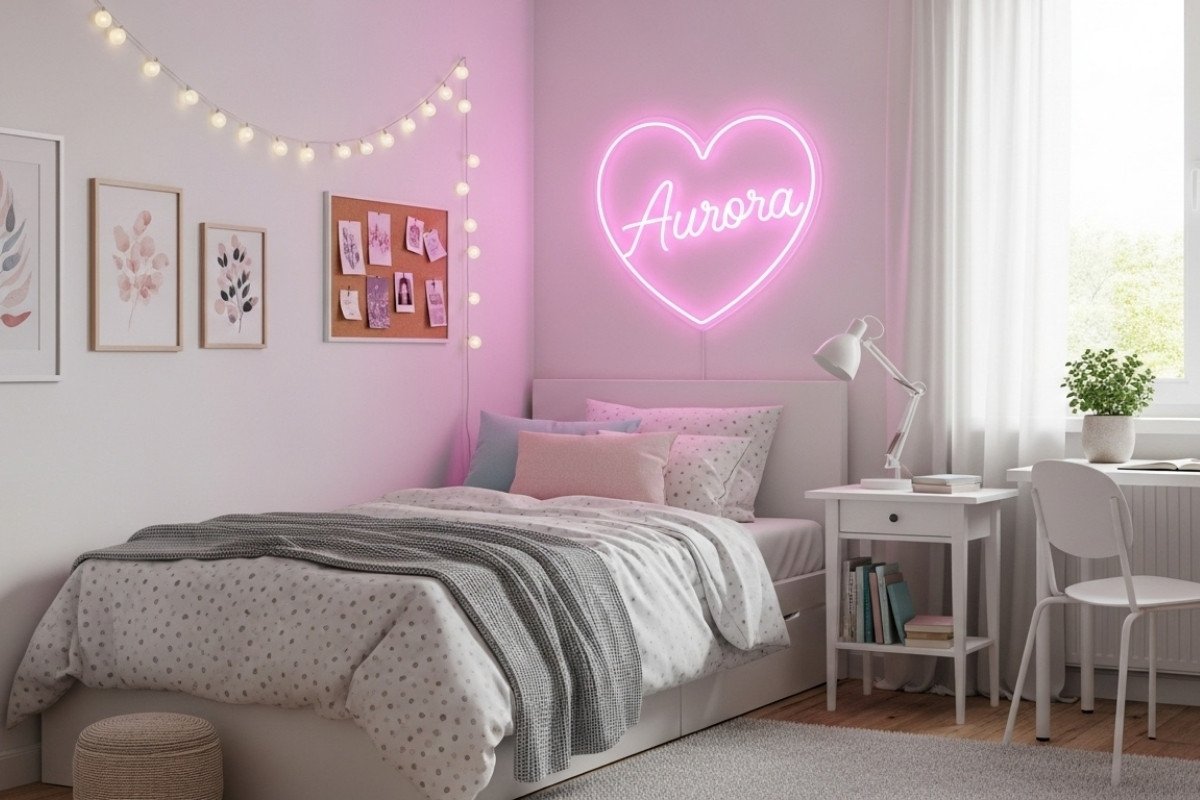 Letreiro neon caseiro: passo a passo, materiais e custos para decorar gastando pouco - Imagem do artigo