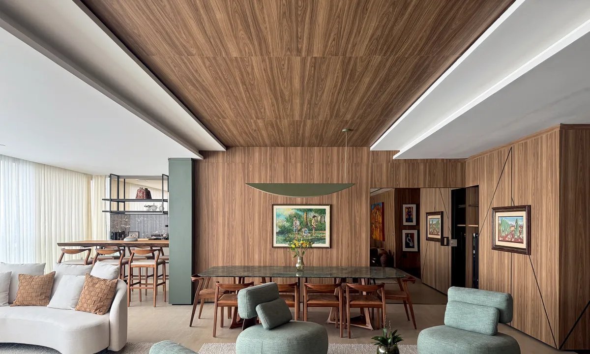 Acervo de arte brasileira orienta projeto de apartamento de 350 m² em Alphaville - Imagem do artigo