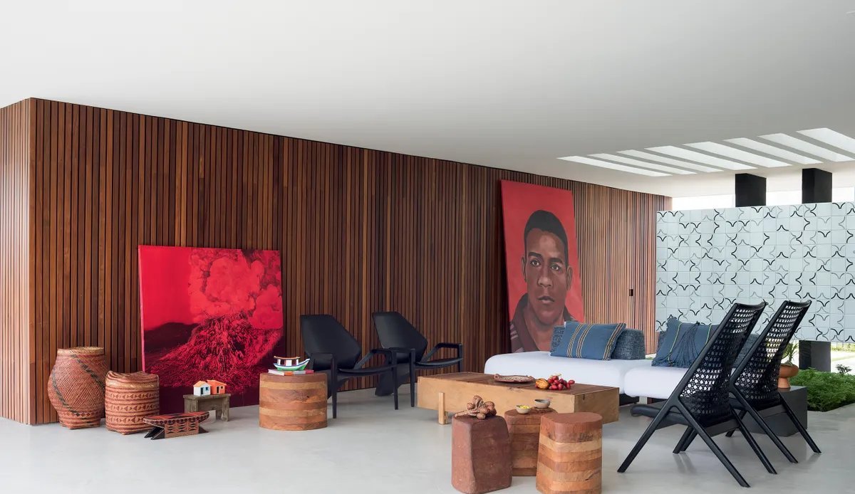 Guá Arquitetura assina residência de 611 m² que integra natureza, arte e cultura amazônica em Belém - Imagem do artigo