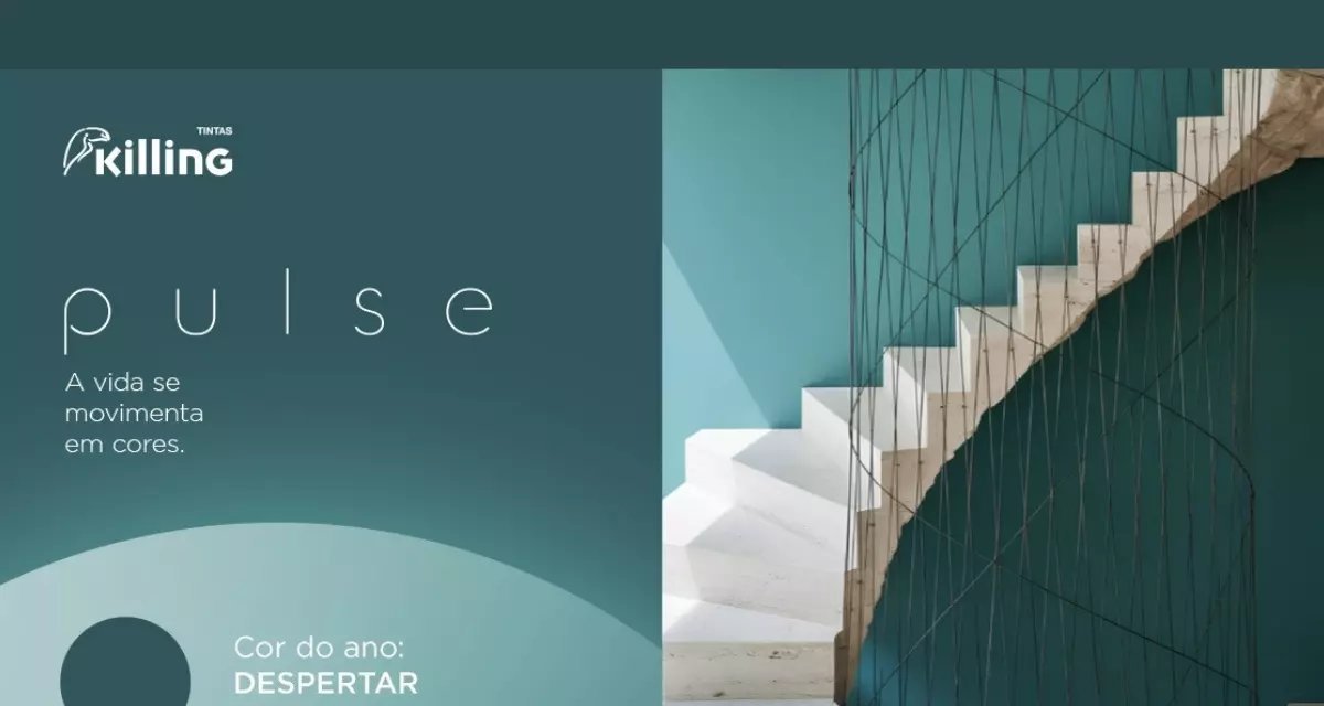Tintas Killing apresenta Despertar Y166 como cor do ano de 2026 - Imagem do artigo