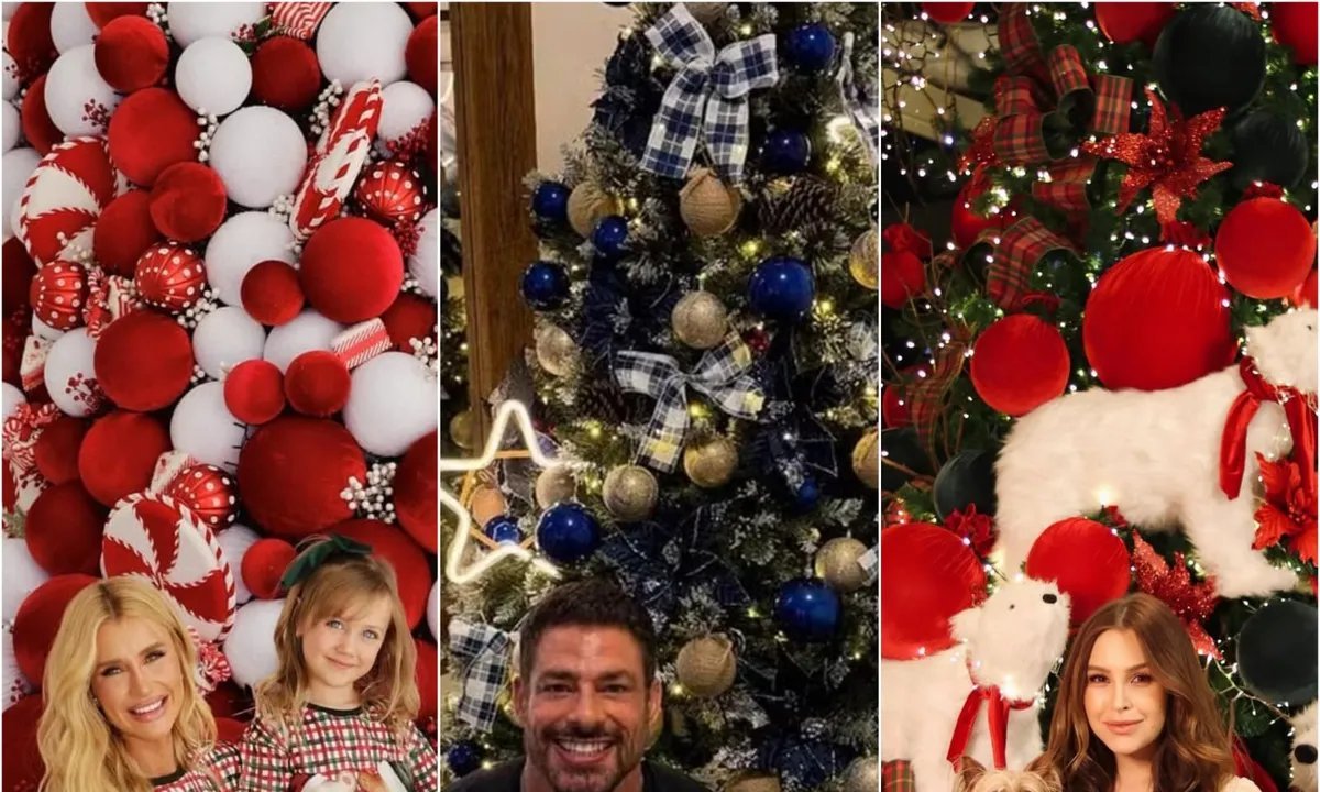 Famosos antecipam o Natal e mostram árvores decoradas nas redes sociais - Imagem do artigo