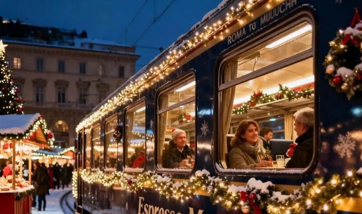 Itália inaugura trem noturno para temporada de mercados de Natal - Imagem do artigo