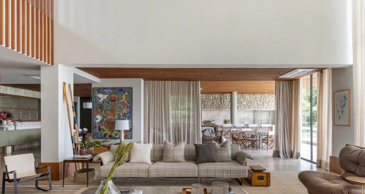 Casa de campo em Porto Feliz alia peças vintage e design contemporâneo em 700 m² - Imagem do artigo