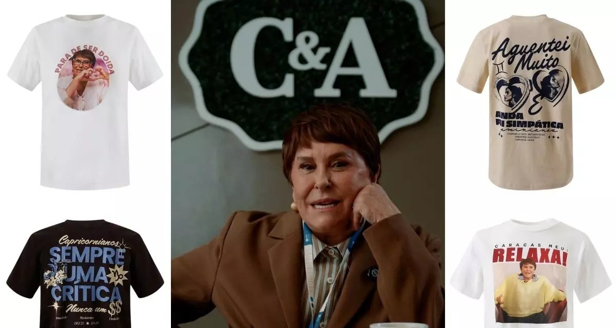 C&A apresenta coleção de camisetas em parceria com Márcia Sensitiva - Imagem do artigo