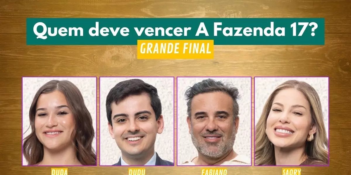 Enquetes indicam Dudu Camargo como principal favorito na final de A Fazenda 2025 - Imagem do artigo