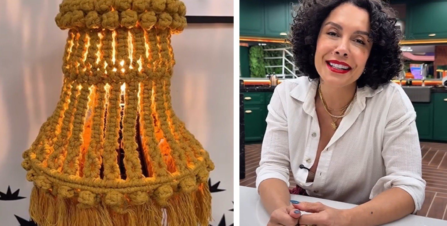 Ex-BBB Lia Khey cria luminárias e tapete para o BBB Experience em São Caetano do Sul - Imagem do artigo