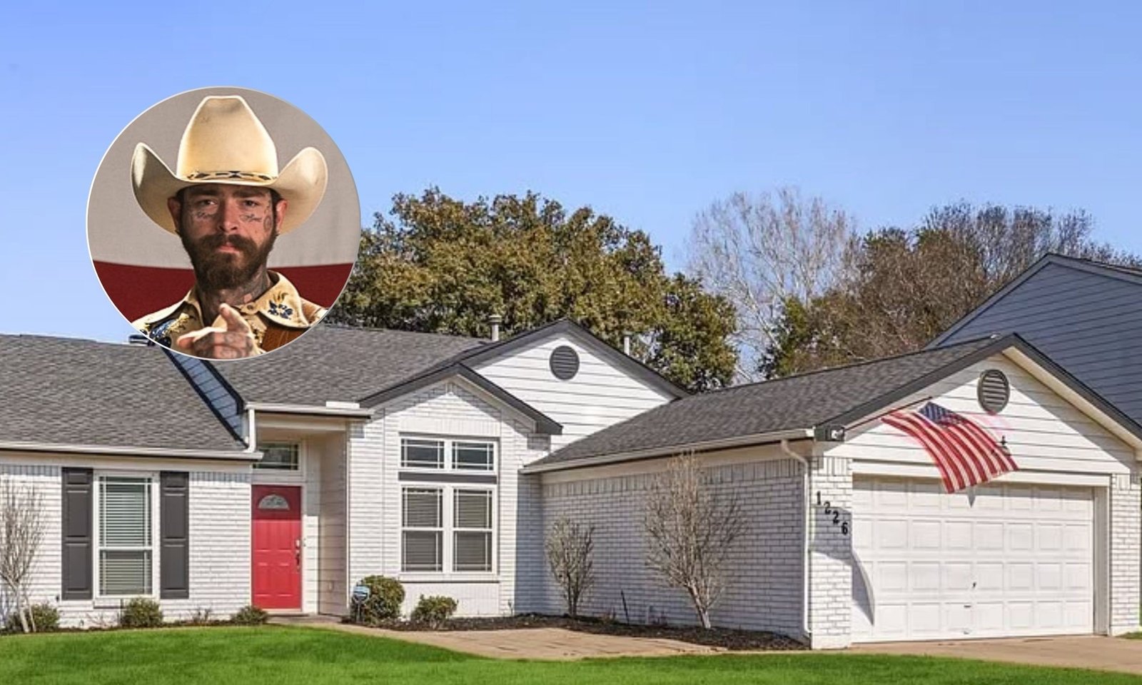 Casa onde Post Malone cresceu é colocada à venda por R$ 2,8 milhões no Texas - Imagem do artigo