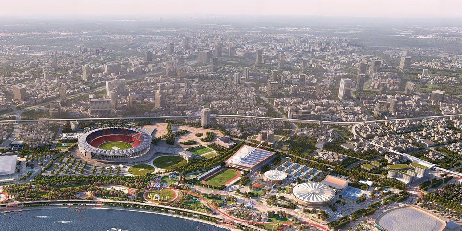 Índia detalha projeto para erguer o maior complexo esportivo do mundo em Ahmedabad - Imagem do artigo