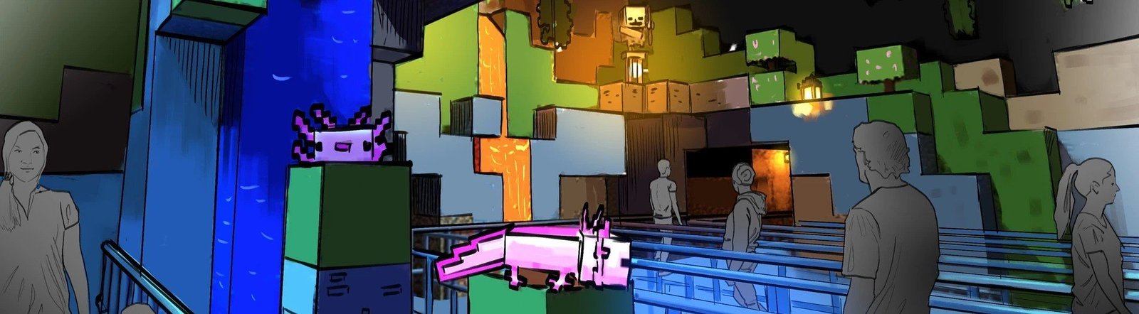 Parque temático “Minecraft World” chega ao Reino Unido em 2027 - Imagem do artigo